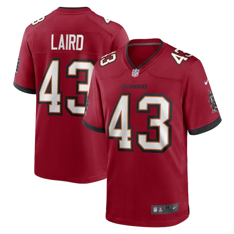 Men Tampa Bay Buccaneers 43 Patrick Laird Nike Red Game Player NFL Jersey